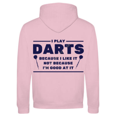 I Play Darts Because... (Navy) Thumbnail