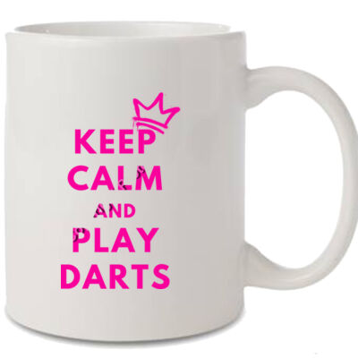 Keep Calm and Play Darts - Pink Thumbnail