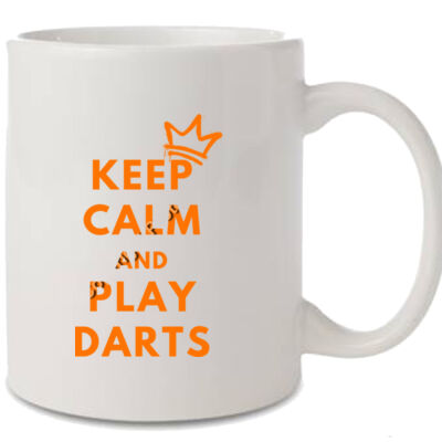 Keep Calm and Play Darts - Orange Thumbnail