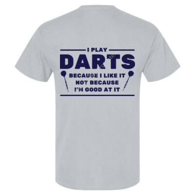 I Play Darts Because... (Navy) Thumbnail