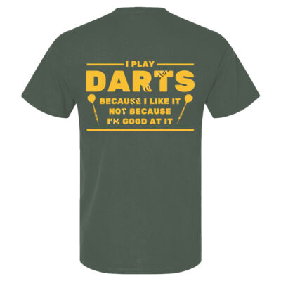 I Play Darts Because... (Yellow) Thumbnail